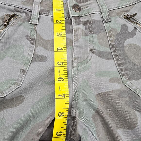 Abercrombie and Fitch Women's Camo Denim Jeans Size 00 24 - Picture 14 of 16